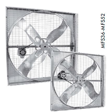 square and round fans